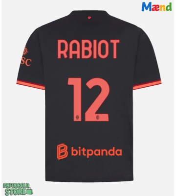 AC Milan Adrien Rabiot #12 Replika Tredjetrøje 2026-27 Kortærmet